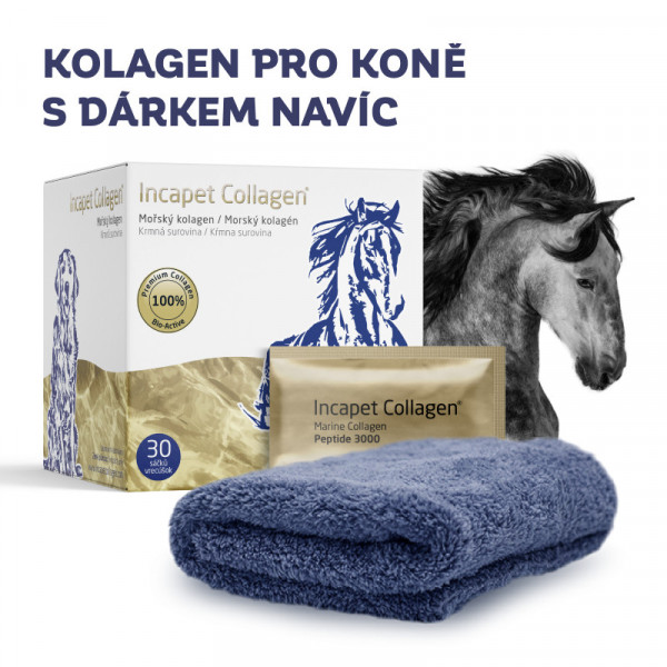 Incapet Collagen - kolagen pro koně s dárkem navíc