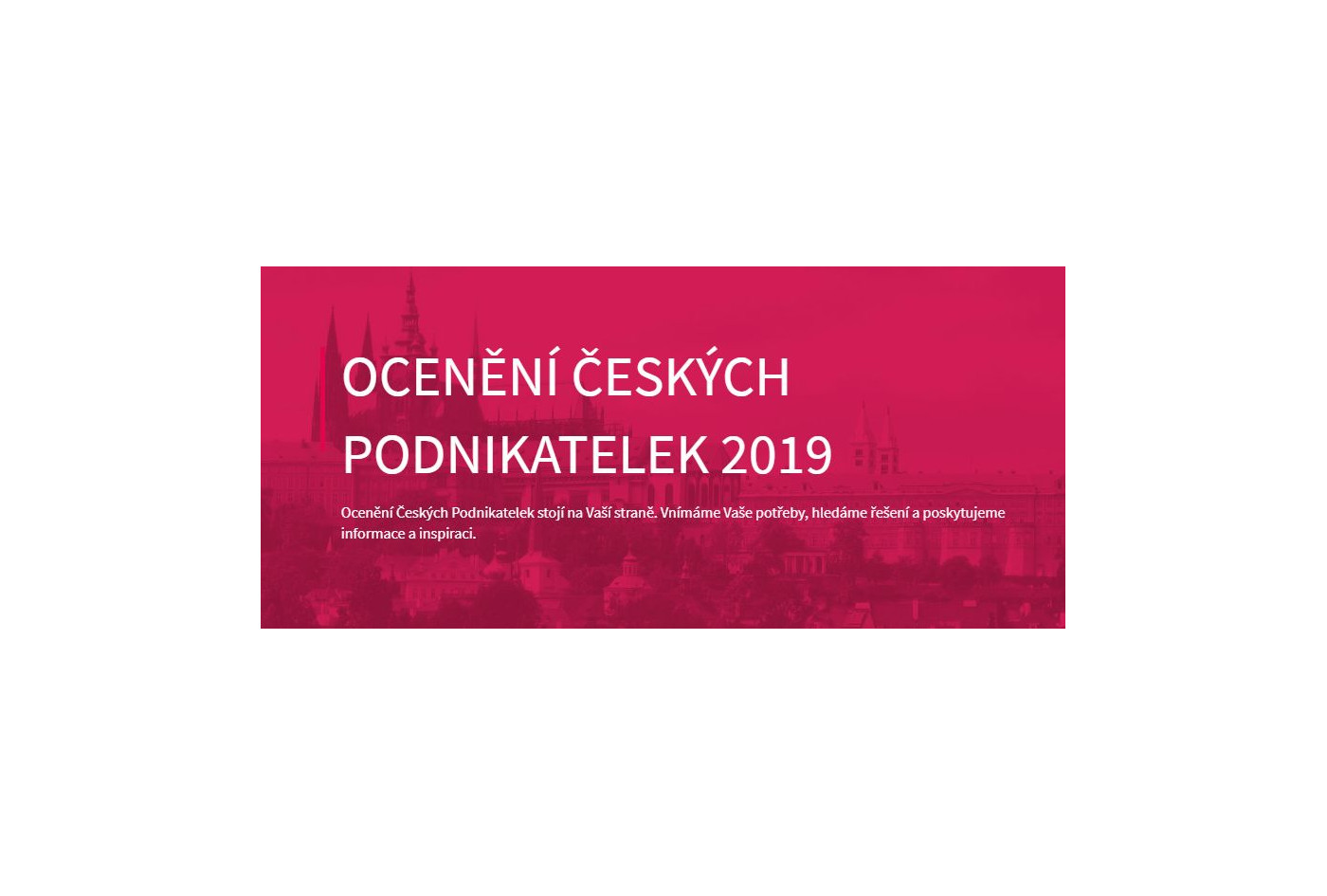 Romana Ljubasová jako čestný host na setkání Ocenění Českých Podnikatelek