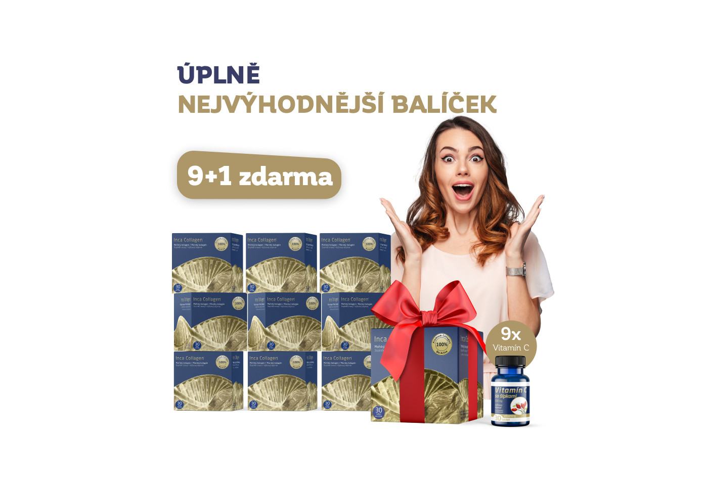 Nabídka výhodných balíčků Inca Collagenu, vyberte si