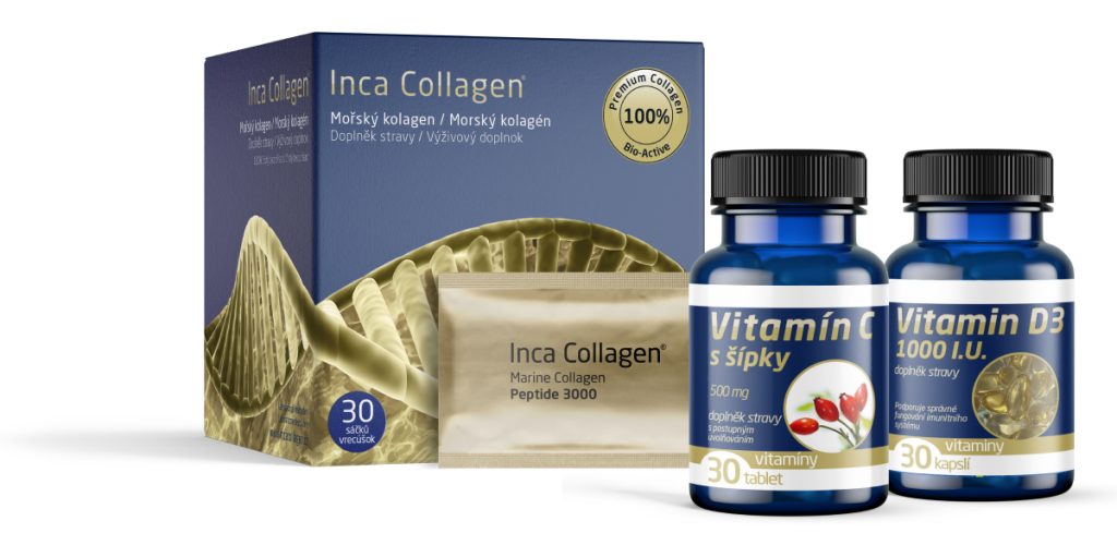 Inca Collagen s vitaminem C a D